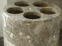 Macchia Vecchia Marble Umbrella Stand - Made in Italy